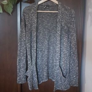 Gray cardigan